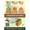 BOX BOIS DE CHAUFFAGE DUR 100% HETRE-CHARME BOX PETIT